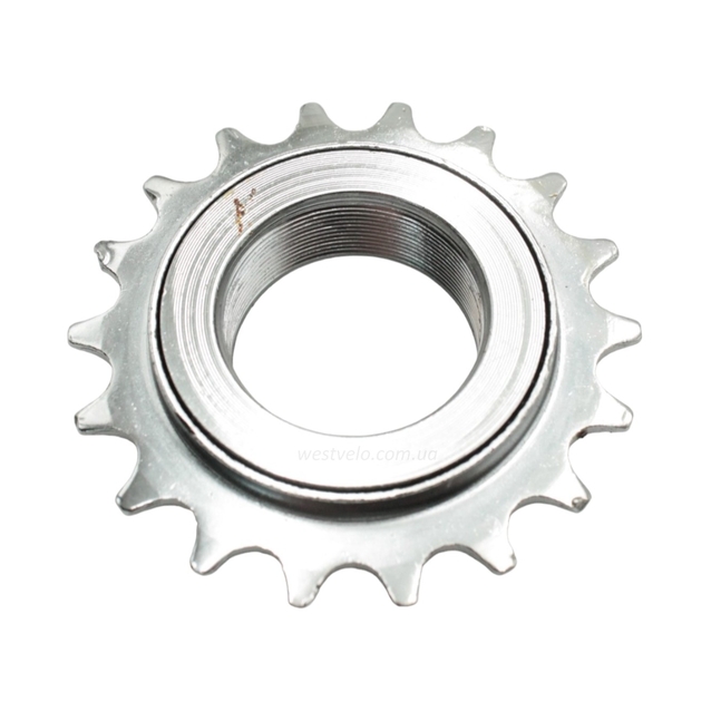 Зірка задня freewheel різьбова 18 зубів, нікель, CROSSRIDE 15017 фото westvelo.com