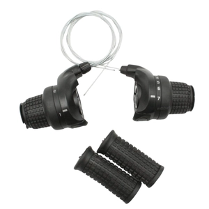 Грипшифт 3+7 шв. пластик, китай з гріпсами (36)