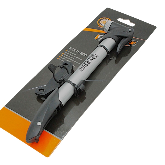 Насос вело BEE pump (M21-03) алюміній з кріпленням чорний (AV/FV) фото westvelo.com