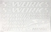 Наклейки SPECIALIZED білий фон, білі фото westvelo.com
