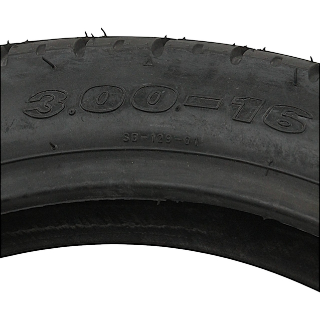Покришка "16" 3.00-16 Б/К  DELI TIRE Індонезія (SB-129) напів-шип ТL фото westvelo.com