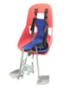 Крісло дитяче, пластик, на стакан руля, з спинкою + підніжки, червоне фото westvelo.com