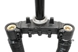 Вилка 12 аморт. різьб. Ø28.4mm. 24.8mm. під дискові гальма з отвором для фіксації керма, для електромопеда, L-400mm. р.з L-45mm. SHATTLEX фото westvelo.com
