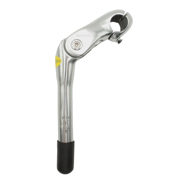 Винос руля мтв алюміній регульований Ø25.4мм. L-180мм. L-80мм. Ø25.4мм. нікель фото westvelo.com