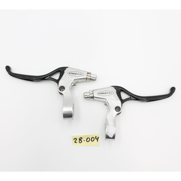 Ручки гальмівні TEKTRO 385 алюмінієві чорно-нікельні фото westvelo.com