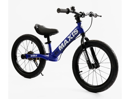 Велобіг 16 Corso надувні колеса, сталева рама «MAXIS» MX-27302 синій
