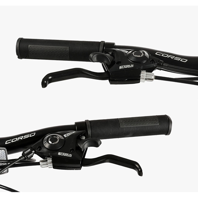 Велосипед 24 ST Corso «GENESIS» G-24311 сталь 11", (к-т SunRun) червоно-чорний фото westvelo.com