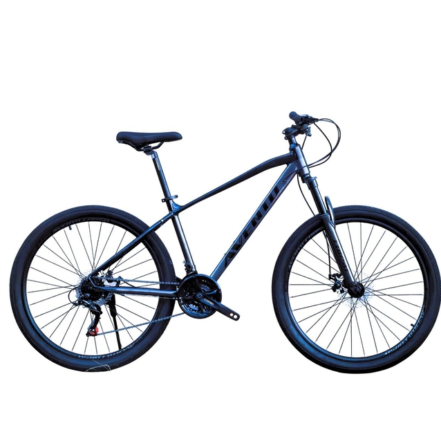 Велосипед 27.5 AL Corso «AVENTO» AN-81667 алюміній 17", (к-т SHIMANO) графітовий фото westvelo.com