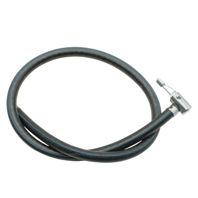 Шланг насоса авто гумовий чорний довгий (ST.наконеч) L-80см фото westvelo.com