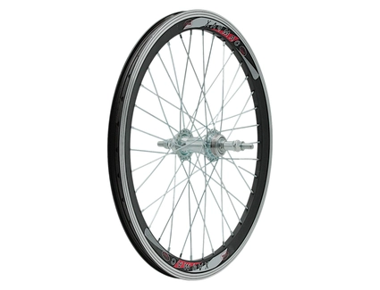 Колесо 20 зад, обід 2-ний чорний, втулка ST. на віночках