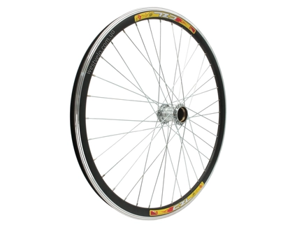 Колесо 26 зад, обід 2-ний чорний, стакан