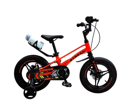 Дитячий велосипед 14 MG Corso «STREAM» SM-14661, магнієва рама, помаранчево-червоний