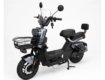 Електроскутер Corso «NOVA L» NV-408721, двигун 1000W, акумулятор 72V 20Ah літій-залізо-фосфатний, графітовий, колеса 10"