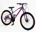 Велосипед 26 AL Corso «BLADE» BD-26228 алюміній 13", (к-т SHIMANO) фіолетово-чорний фото westvelo.com