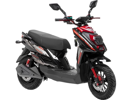 Електроскутер Corso «HURRICANE» HR-230114, двигун 2500W, акумулятор 72V 40Ah літій-залізо-фосфатний, червоний, колеса 10"