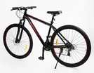 Велосипед 29 ST Corso «GENESIS» GN-29867 сталь 19", (к-т Saiguan) чорно-червоний фото westvelo.com