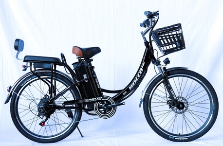 Електровелосипед 26 ST Corso «ROCCO» RC-90970 сталь, двигун 750W, акумулятор 48V20Ah літієвий, чорний