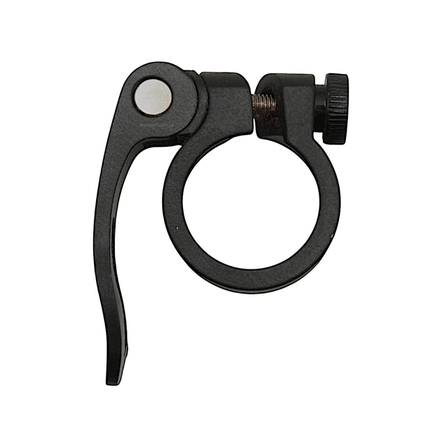 Хомут з ексцентриком труби сідла Ø28.6 мм алюміній чорний матовий фото westvelo.com