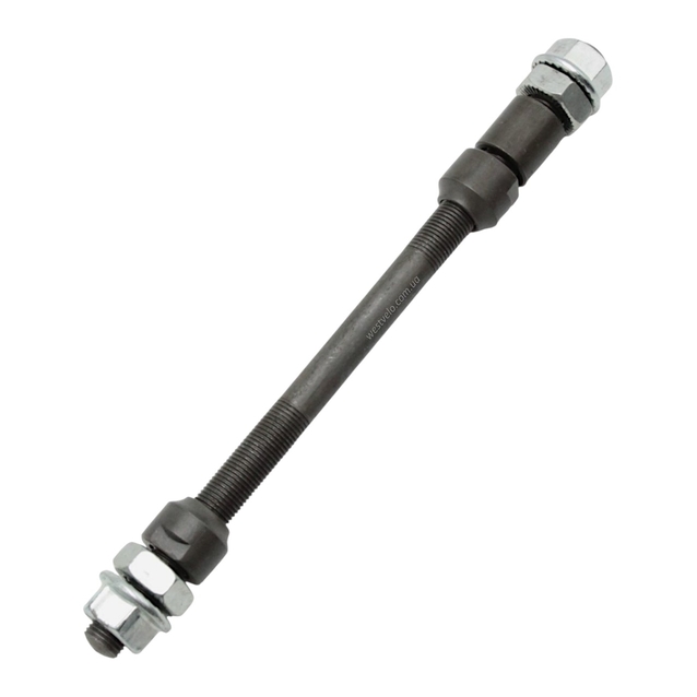 Вісь задньої втулки мтв Тайвань без пильників сіра L-180мм фото westvelo.com