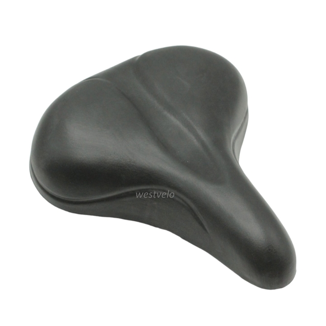 Сідло на пружинах чорне , піна фото westvelo.com