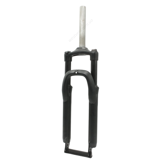 Вилка 26 аморт. безрізьб. CROSSER Ø28.6мм, локаут, під disk L-195mm. чорна матова, сталева фото westvelo.com