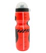 Фляга Discovery 650ml харч.пластик, червоно-чорна, з гумовими вставками