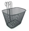 Кошик дитячий метал сіточка, на гачки, чорний фото westvelo.com