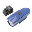 Фара на батарейках ZHEN XIANC (ZX-800), 8 LED (чорна, синя) фото westvelo.com