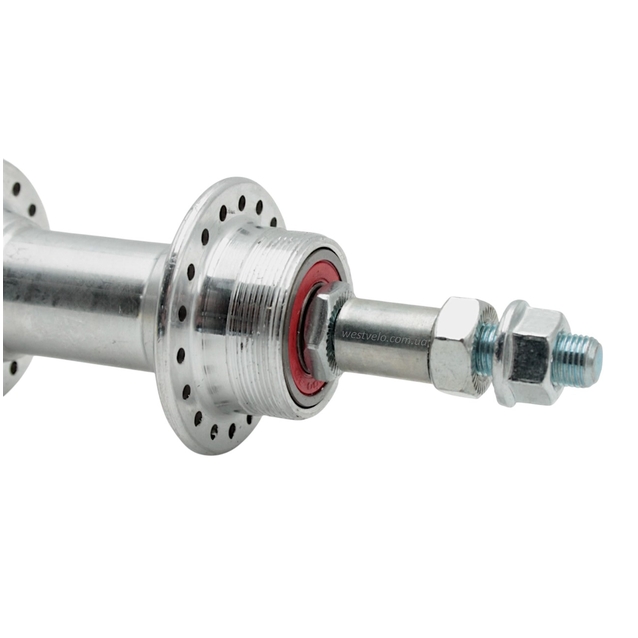 Втулка мтв задня, алюмінієва, диск (2 різьби), пром підшипниках фото westvelo.com