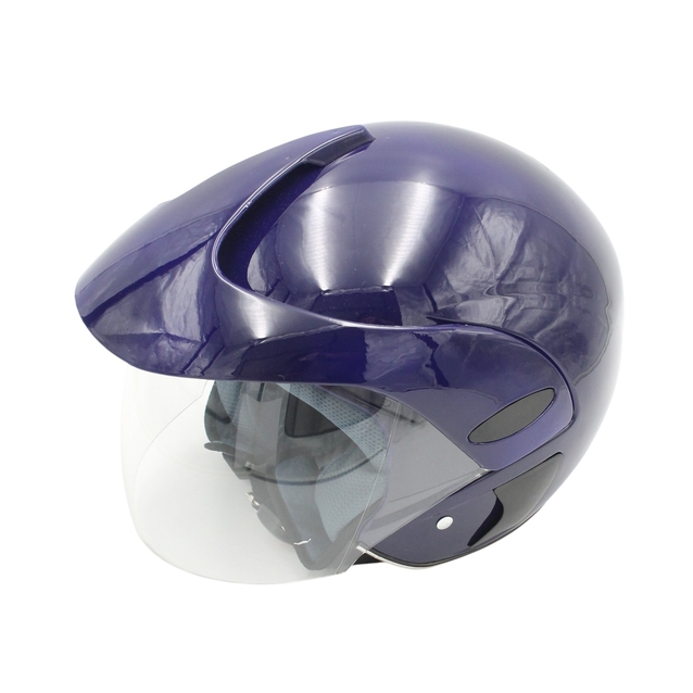 Мото шолом, відкритий (S 55-56) №208 синій, з дашком фото westvelo.com