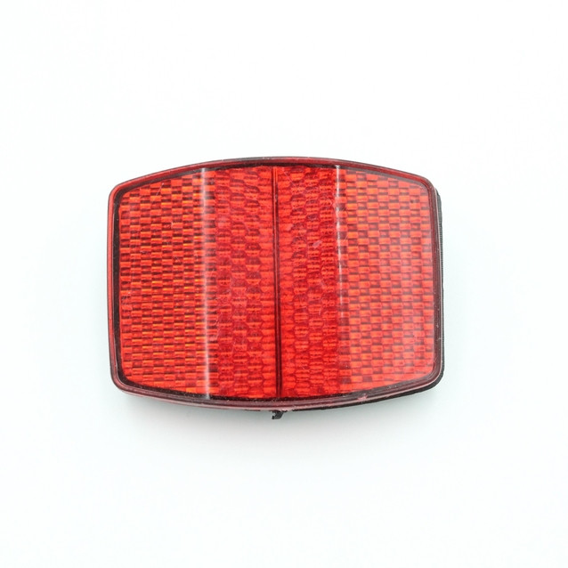 Катафот червоний пластмасовий малий (кріплення болт) фото westvelo.com