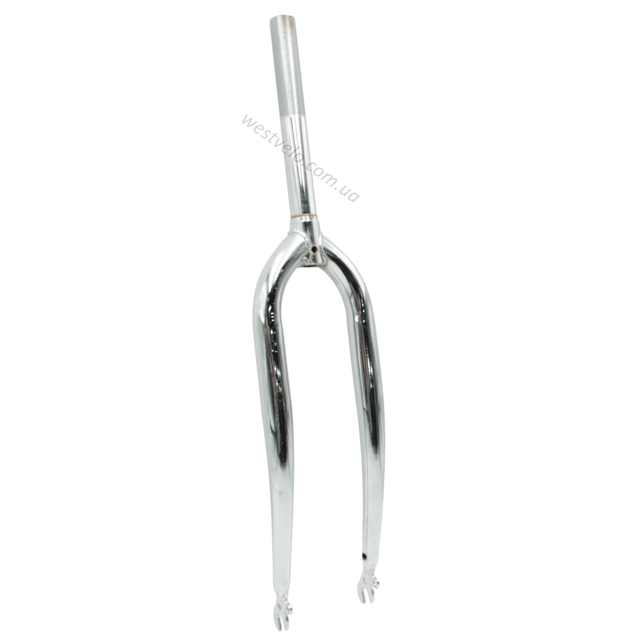 Вилка 24 сталева нікель шток L-200mm р.з L-100mm фото westvelo.com