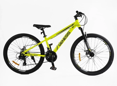 Велосипед 26 ST Corso «GENESIS» T-26430 сталь 13", (к-т Saiguan) жовтий