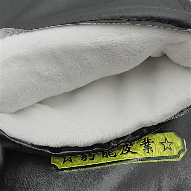 Рукавиці на кермо. зимові, коричнева вставка (EAGLE) фото westvelo.com