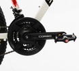 Велосипед 26 AL Corso «EVOLUTION» EV-26560 алюміній 13", (к-т SHIMANO) чорно-біло-червоний фото westvelo.com
