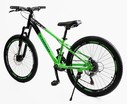 Велосипед 24 AL Corso «SKYLINE» SL-30501 алюміній 11", (к-т SHIMANO) чорно-салатовий фото westvelo.com