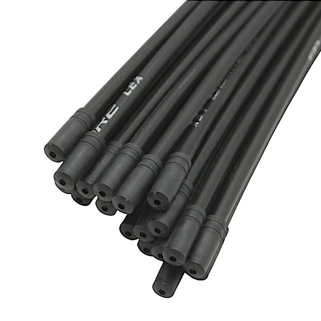 Кожух тросу перемикання передач JAGWIRE. 0,5м чорний, з пластм. наконечниками фото westvelo.com