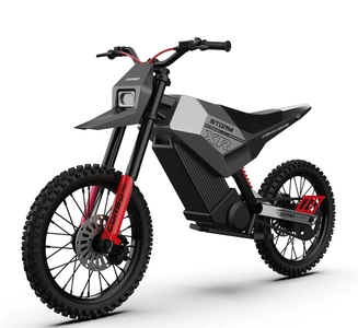 Електродіртбайк Corso «STORM» E-2500 Neo XR-64050 двигун 2500W, акумулятор 60V 27Ah літієвий, чорно-червоний, колеса 19/17"
