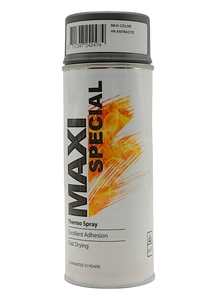 Фарба MAXI COLOR Емаль аерозольна термостійка 400мл. антрацит (+800°)