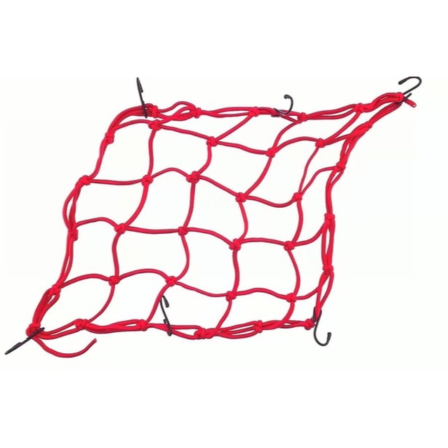 Стяжка (сітка-павук) "PROBIKER" з гачками на багажник, червона фото westvelo.com