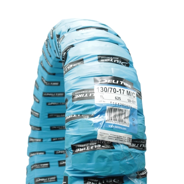 Покришка "17" 130/70-17 Б/К DELI TIRE Індонезія (SB-107) TL-625 шип-кросс TL фото westvelo.com