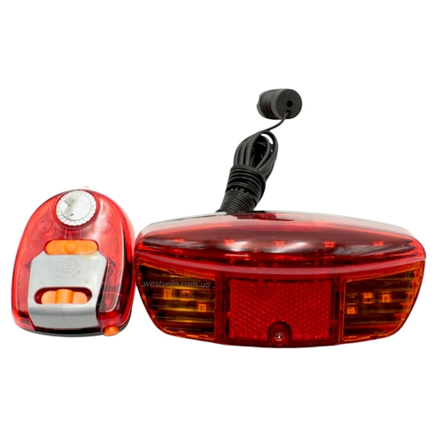 Поворот JY-208-3 + сигнал, на батарейках (8 functions) фото westvelo.com