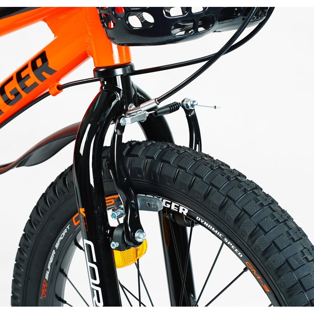 Дитячий велосипед 18 AL Corso «TAYGER» TG-11360 алюмінієва рама помаранчевий фото westvelo.com