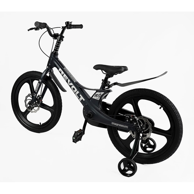 Дитячий велосипед 20 MG Corso «REVOLT» MG-20346 магнієва рама, чорний фото westvelo.com