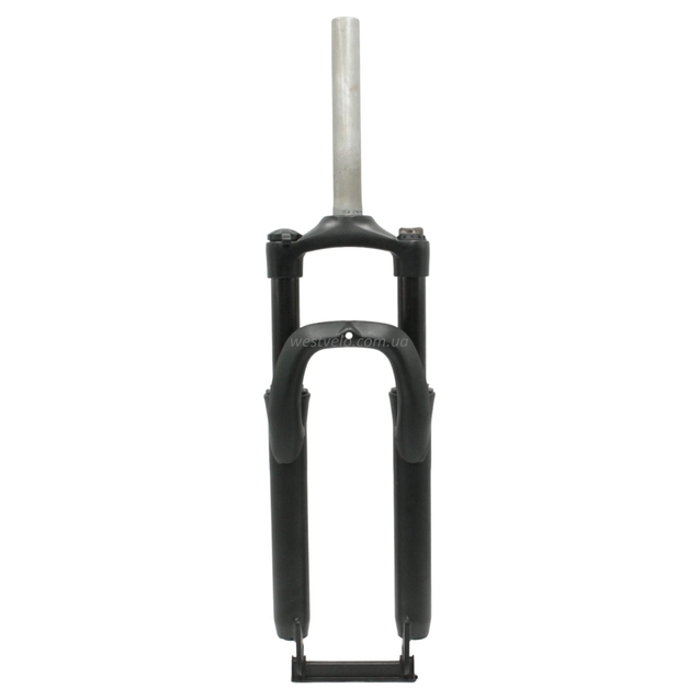 Вилка 26 аморт. безрізьб. CROSSER Ø28.6мм, локаут, під disk L-195mm. чорна матова, сталева фото westvelo.com