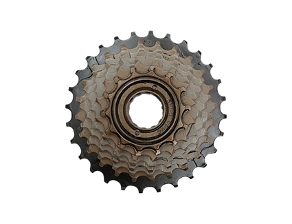 Зірка задня різьбова 7-рик CROSSRIDE CR-FW05 чорно-коричнева (14-28T)