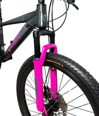 Велосипед 24 AL Viper «075» алюміній 13", графітово-сіро-рожевий