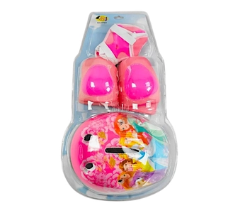 Комплект дитячого захисту, на блістері, (072) Принцеси, з шоломом