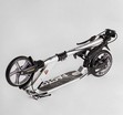 Самокат дитячий 2-х колісний, PU Best Scooter «FACTOR» BS-81766 срібний, Ø200mm, AL, 2 амортизатора, фляготримач