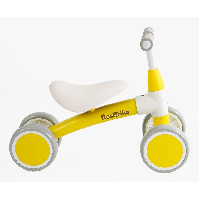Велобіг 4-ьох колісний EVA Best Trike, нейлоново-сталева рама, BST-90900 жовтий фото westvelo.com